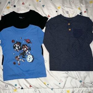 3 Cat & Jack shirt bundle